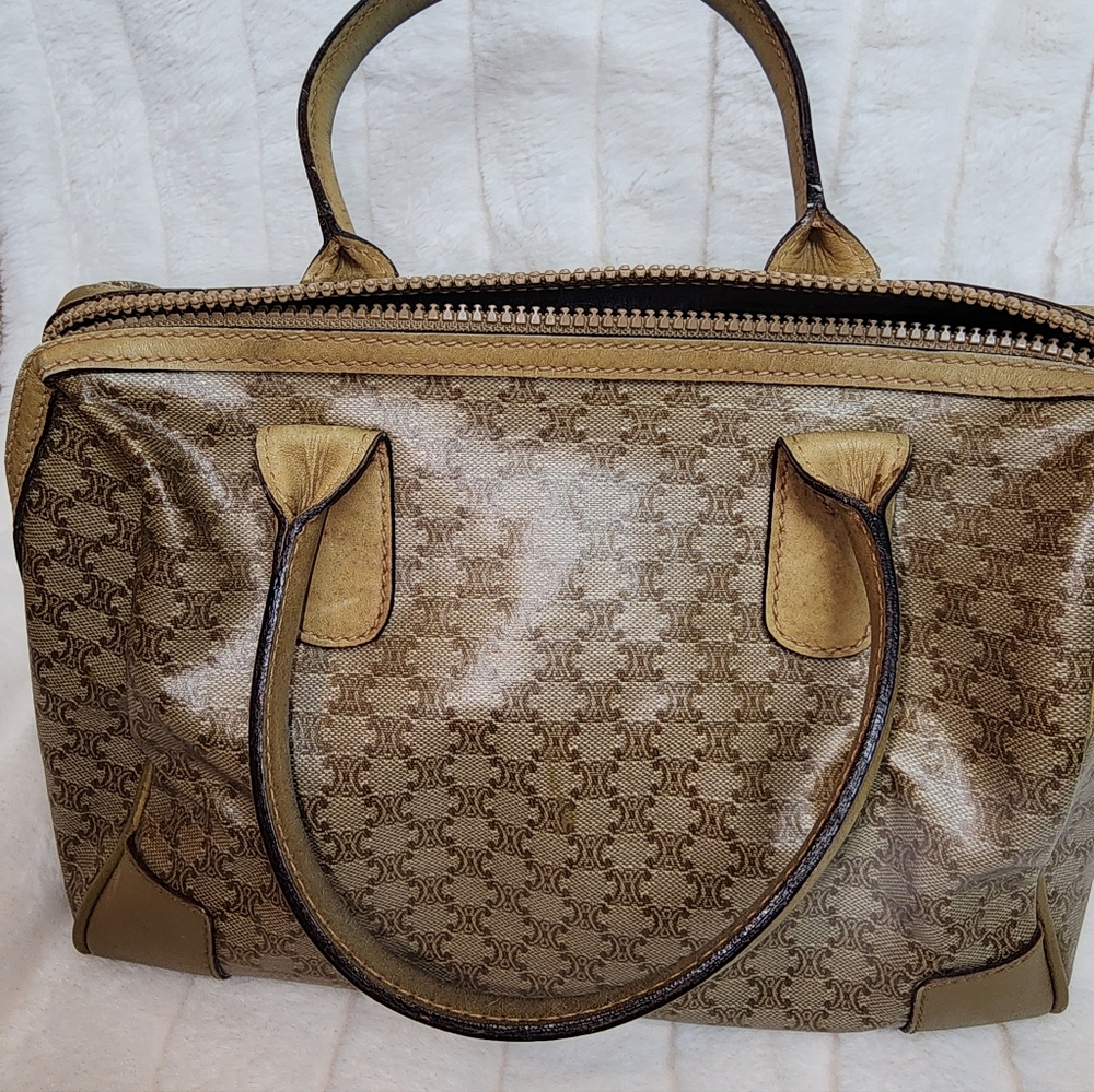 Celine Vintage Macadam Handbag - Picture 4 of 8